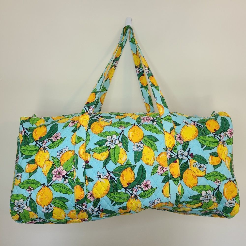 NEW Vera Bradley Lemon Grove XL Travel Duffel - Picture 2 of 10